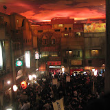 The lower level of the Ramen Museum. It re-creates the feel of Tokyo in the 1950s, and is filled with ramen shops. The lower level of the Ramen Museum. It re-creates the feel of Tokyo in the 1950s, and is filled with ramen shops.