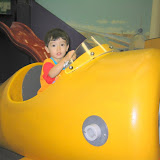 Kai playing in the Philadelphia airport before our flight
