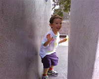 Eidan on the Awakening statue at Villanova