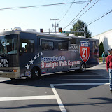 The Straight Talk Express hunted us on the parade route
