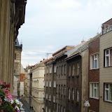 The view west from our apartment on Reznicka street