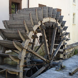Prague's last water wheel - all the others were destroyed in the 2002 flood