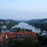 View of the Vltava river from Vysehrad