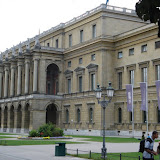 The neoclassical Banqueting Hall wing (Festsaalbau) of the Residence Palace