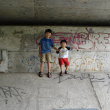 Don't stop for anyone you see under the bridges in Plzen