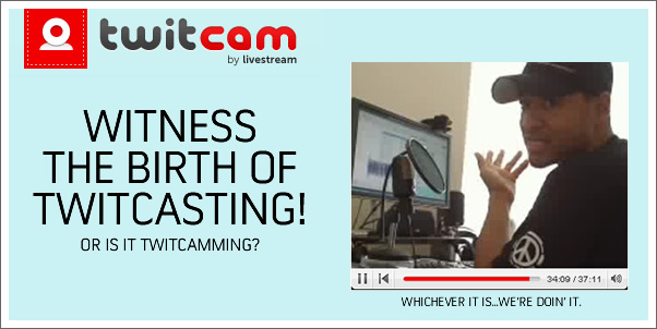 Tracksounds is Twitcasting...err Twitcamming?