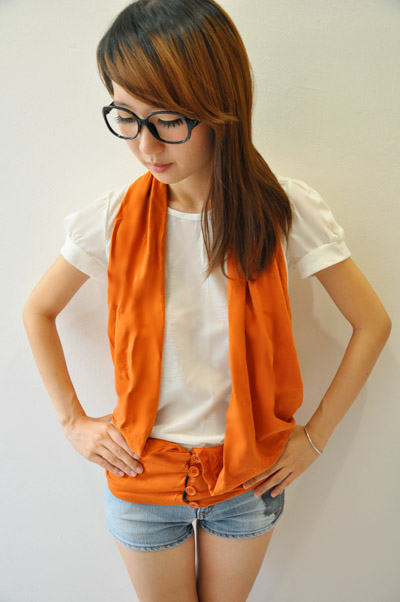 Brown Wrap Vest