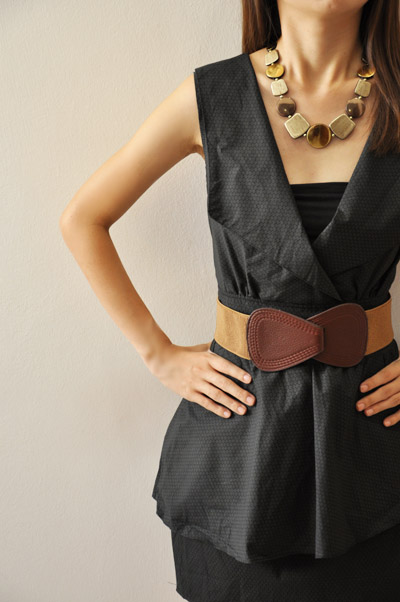 Black Arissa Peplum Black Arissa Peplum