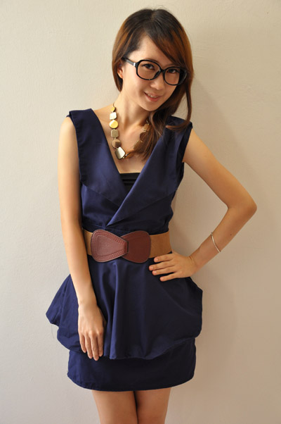 Blue Arissa Peplum Blue Arissa Peplum
