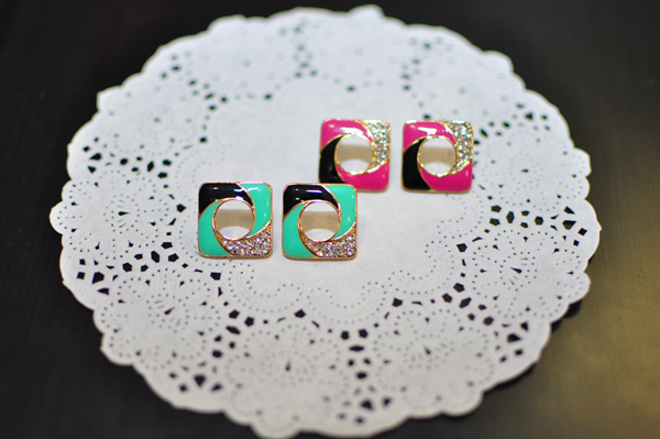 Sindy Square Earrings
