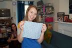 Jenn used some of the scraps to make a simple handkerchief. Jenn used some of the scraps to make a simple handkerchief.
