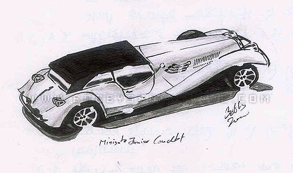 minnesota junior hot rod concept pencil sketch Minnesota junior hot rod concept pencil sketch