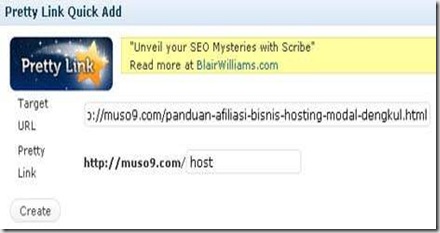 Merubah Nama URL dengan Pretty Link -www.bringinfo.co.cc