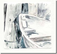 monoprint boat at the post monoprint boat at the post