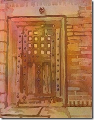Newgate Prison door