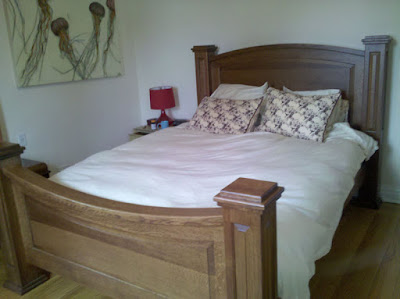 Concord Bed, Rustic Quarter Sawn Oak