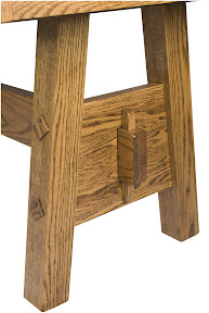 Geneva Table in Rustic Oak