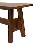 Geneva Bench, Medium Oak