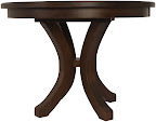 36 Diameter Montrose Dining Table in Mahogany Oak