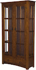 Mission Bookshelf in Mahogany Oak