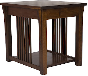 Mission End Table, Winter Walnut