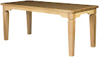 70 x 32 Harvest Dining Table in Natural Soft Maple