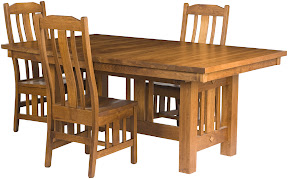 Mission dining set