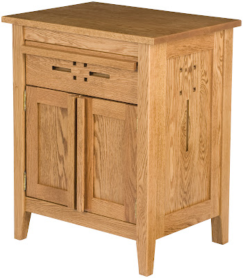 Florence Nightstand in Cinnamon Oak