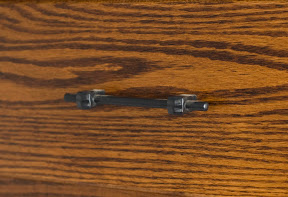 Ashton Bedroom Dresser, Autumn Oak, Hardware Closeup