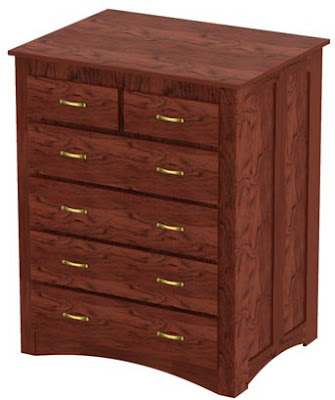 Haiku Dresser in Simulated Autumn Oak