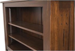 Florence Bookshelf in Modern Cherry