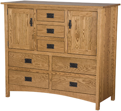 Dakota Dresser in Rustic Oak