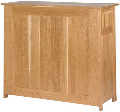 Teton Dresser in  Oil & Wax Cherry, Solid Hardwood Rear Panel Shown