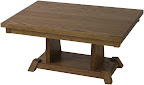 Turin Console Table, Oak Hardwood, Medium Finish