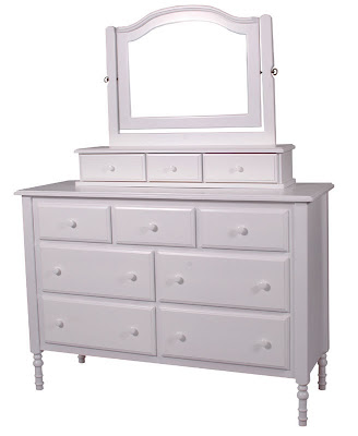 Farmhouse Dresser with Mirror in Swiss Oak