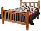Prairie Bed, Oak Hardwood, Medium Oak