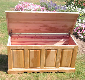 Hope Chest, Hard Maple Hardwood With Birds Eye Maple Accents, Natural Finish