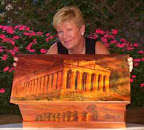 riginal Val Bradley painted hope chest entitled �Power of Intent�