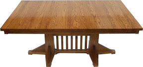 70 x 42 Woodland Dining Table, Oak Hardwood, Medium Finish
