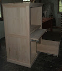 Computer Armoire Desk, Oak Hardwood, Still Under Construction