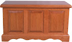 Hope Chest, Cherry Hardwood, Red Finish