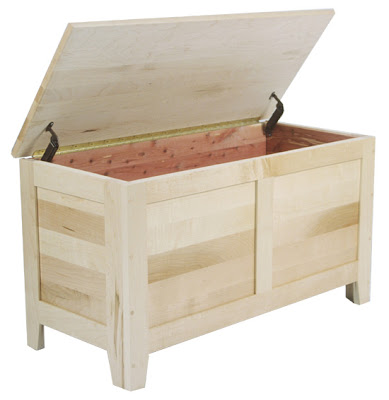 Shaker Chest, Maple Hardwood, Natural Finish