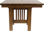 42 x 42 Mission Dining Table, Oak Hardwood, Medium Finish