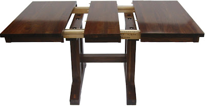 42 x 42 Trestle Dining Table, Walnut Hardwood, Natural Finish