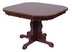 42 x 42 Colonial Mission Dining Table, Oak Hardwood, Antique Finish