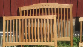Cyprus Baby Crib, Oak Hardwood, Oil & Wax Finish