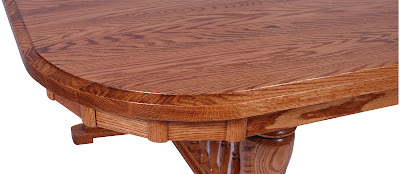60 x 42 Riverside Dining Table, Oak Hardwood, Medium Finish