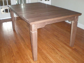 50 x 32 Harvest Dining Table, Walnut Hardwood, Oil & Wax Finish