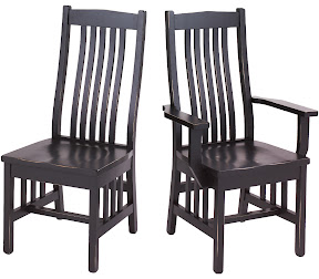 raised mission dining chair