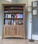 Kyoto Bookshelf, Quarter Sawn Oak Hardwood, Medium Finish